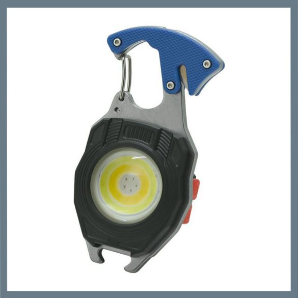 Multifunkčná COB LED baterka – 740 lúmenov, so zapaľovačom a rezačom pásu 08327