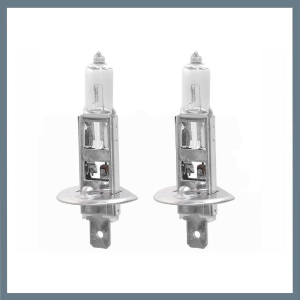 Sada halogénových autožiaroviek – H1, 12 V, 55 W, P14,5s, s UV filtrom, 2 kusy 08424