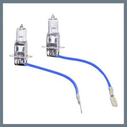   Sada halogénových autožiaroviek – H3, 12 V, 55 W, Pk22s, s UV filtrom, 2 ks 08425
