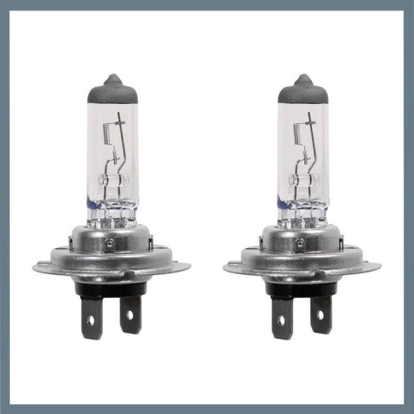 Sada halogénových autožiaroviek – H7, 12 V, 55 W, PX26d, s UV filtrom, 2 ks 08426A