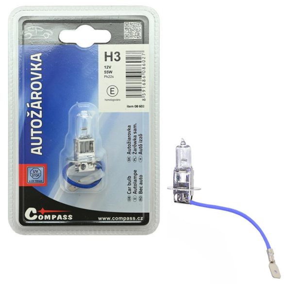 H3 12V 55W halogénová žiarovka do auta – 1 ks 08602