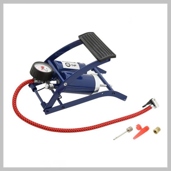 Nožná pumpa s tlakomerom – dvojitý piest – 09152