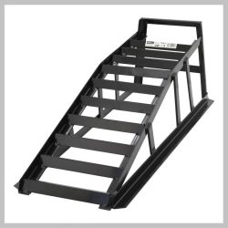   Oceľová nájazdová rampa pre auto – 1000 kg, 83 × 27 × 31 cm – s certifikátom TÜV/GS – 09248