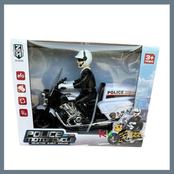 Motorkár policajt – interaktívna hračka so zvukmi a svetlami 0930