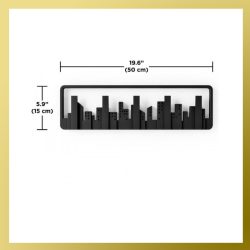 Čierny vešiak s 5 háčikmi 1001201934