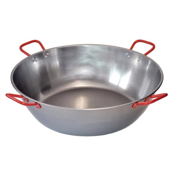 Paella panvica s ušami, leštená, 4 ušami, 65 cm 10053