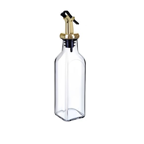 Prémiová sklenená sada na olej a ocot s kovovým stojanom (2 x 250 ml) 1008001