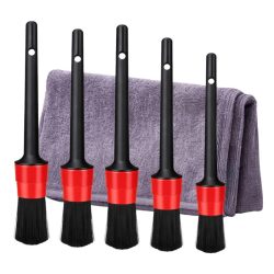   Sada čistiacich kefiek do auta s mikrovláknovou utierkou, 5 ks 10181