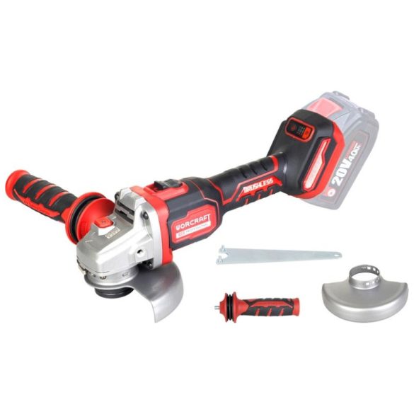 Worcraft HD Professional akumulátorová uhlová brúska, 20 V, 125 mm 1131105