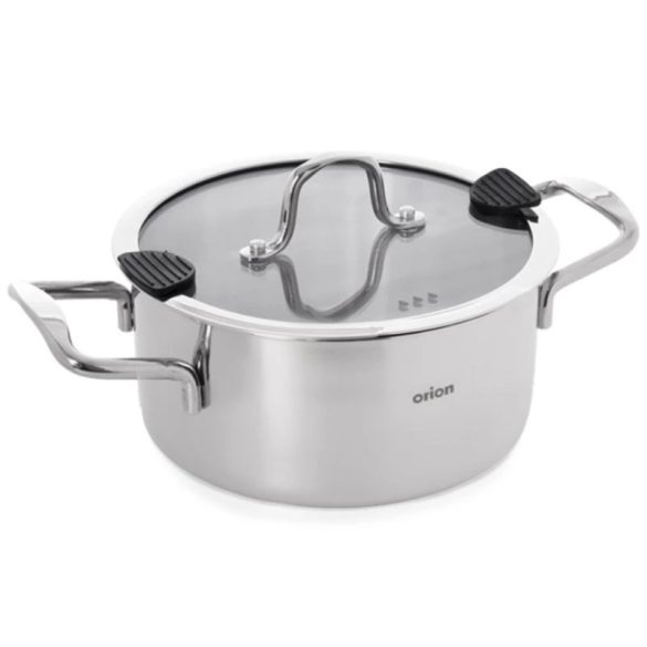 Orion VENICE nerezový hrniec so skleneným vekom (20 cm, 3 l) 113373