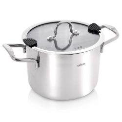   Orion VENICE nerezový hrniec so skleneným vekom (20 cm, 4,6 l) 113378