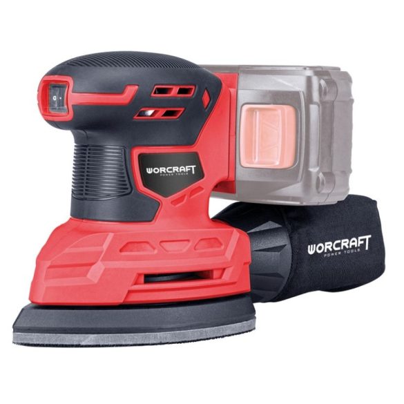 Worcraft ShareSYS akumulátorová delta brúska, 20 V Li-ion, 95 × 145 × 145 mm 114281