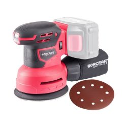   Worcraft CRS-S20Li akumulátorová excentrická brúska 20 V, 125 mm 114284