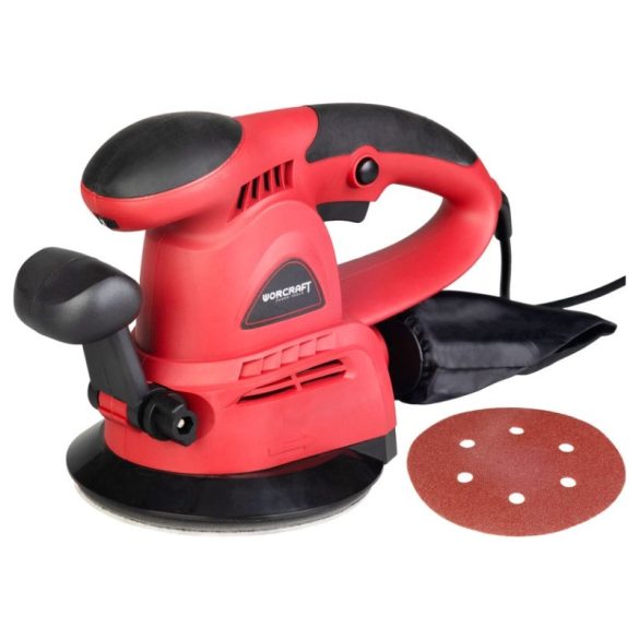 Excentrická brúska Worcraft, 430 W, 150 mm, s plynulou reguláciou otáčok 114325