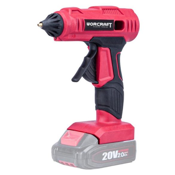 Worcraft CLG-S20Li ShareSYS akumulátorová lepiaca pištoľ, 20 V Li-ion, pre lepiace tyčinky s priemerom 11 mm 114847
