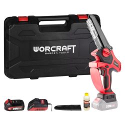   Worcraft CHS-S20LiBPM ShareSYS akumulátorová mini reťazová píla 20 V, 15 cm, s bezkefovým motorom 114853