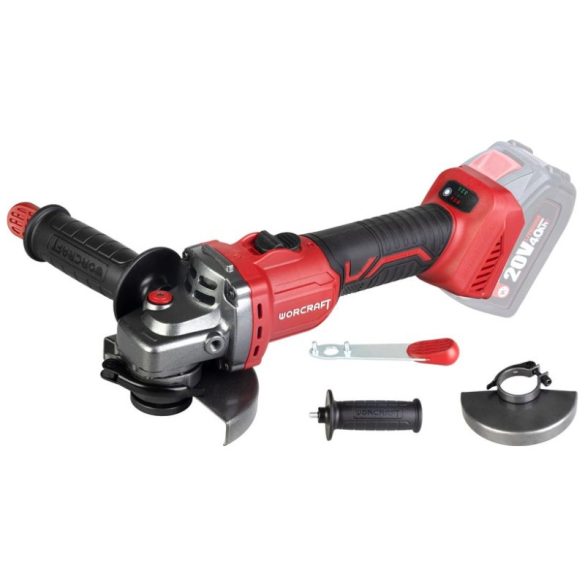 Worcraft ShareSYS akumulátorová rohová brúska, 20 V, 115 mm, bezkefová 114957