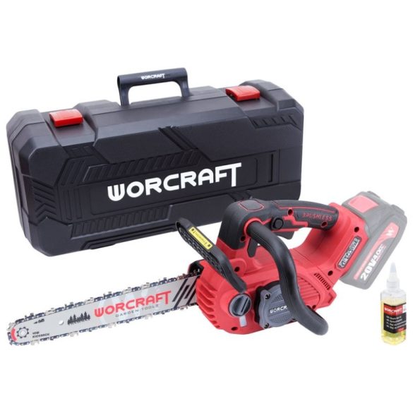 Píla Worcraft CGC-S20LiBA, bez uhlíkových kefiek, reťazová, 20 V Li-ion, 75 ml zásobník, 12"-ová reťaz 114989