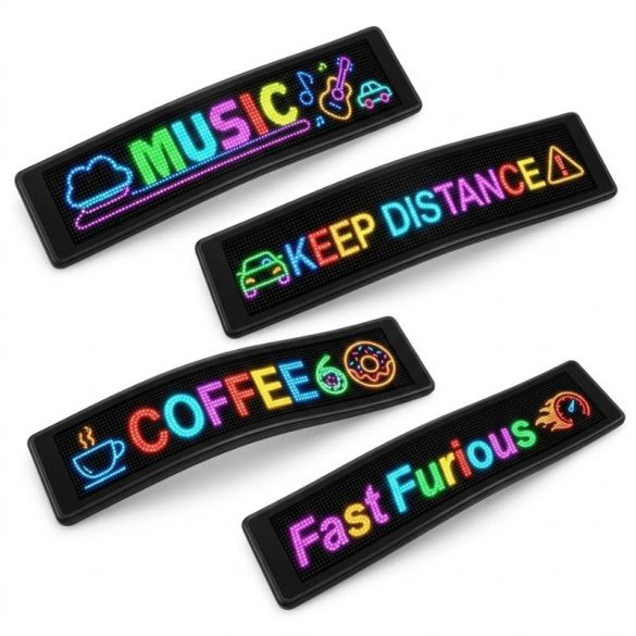 Flexibilný Bluetooth LED maticový svetelný pás a displej 11535