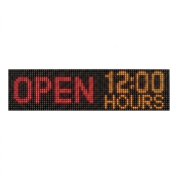 Programovateľná reklamná tabuľa s bežiacim textom 60x12 11539