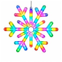   LED dekorácia s motívom snehovej vločky PANGPANG 35 × 30 × 5,5 cm 11547