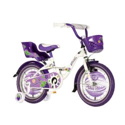   Blackberry detský bicykel 16 s košíkom a sedačkou na bábiku 1160013