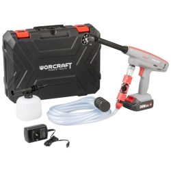   Súprava akumulátorovej vysokotlakovej umývacej pištole Worcraft CPC-S20LiEM, 20 V, s 1×2,0 Ah akumulátorom a nabíjačkou 117160