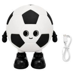   LED nočná lampička v tvare futbalovej lopty, silikón, USB-C, 3 režimy svietenia 12419