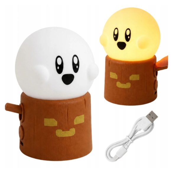 LED nočná lampička v tvare ducha v kmeni stromu, USB-C, 2 režimy svietenia 12420