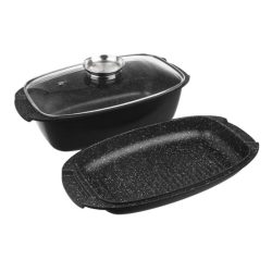   GRANDE 3 v 1 granitový pekáč a grilovacia panvica sada 5 l 127025