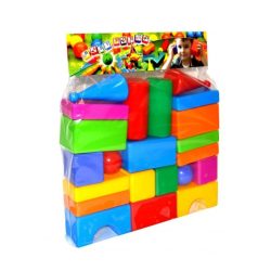  Farebná sada veľkých stavebných kociek – 22 kusov 128021