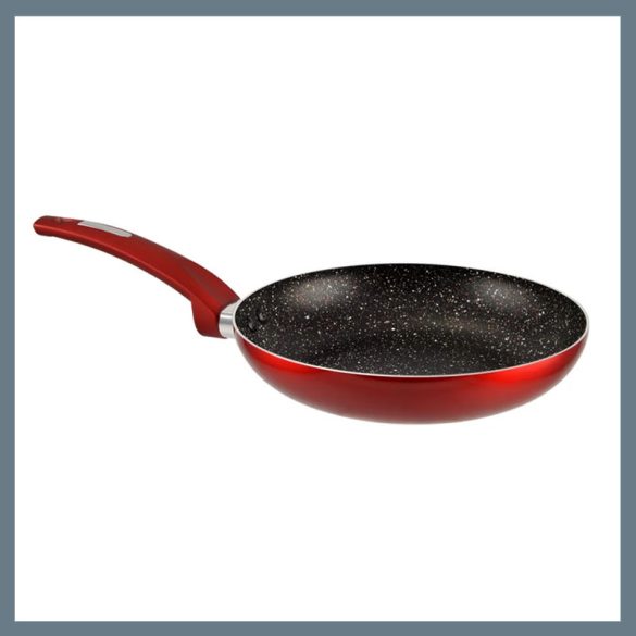 Perfect Home Metal Red Comfort nepriľnavá hliníková panvica 22*4,3 cm indukčná 13013PH