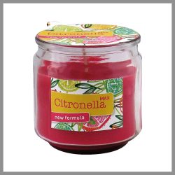   Citronelová sviečka 250 g v červenej sklenenej nádobe – 13625