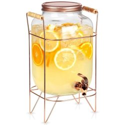   Dávkovač nápojov Vilde s kohútikom a zlatým podstavcom 8 l 139597