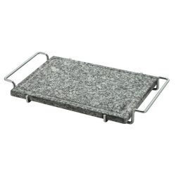   GRANIT L žulová grilovacia doska s drážkou a nosným rámom, 30 × 20 × 1,65 cm 14070