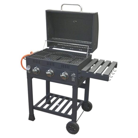Plynový gril ROYAL GAS L – 3 horáky, 10,5 kW, s liatinovým roštom 14105