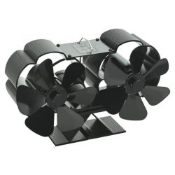   Termoelektrický ventilátor do krbu – s dvojitým 6-lopatkovým ventilátorom 14502
