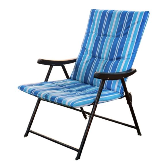 Skladacie kempingové kreslo s polstrovaným sedadlom 14644_1