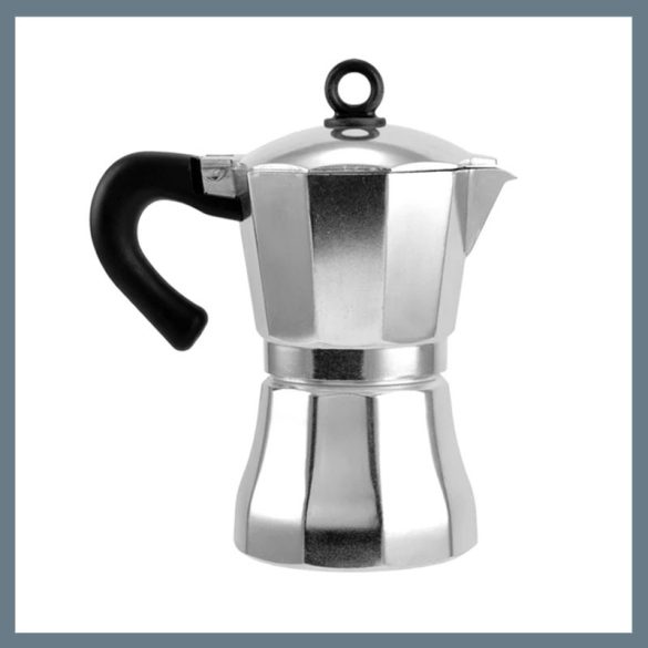 Perfektná domáca kávovar pre 6 osôb, lesklý 14908