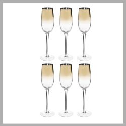 Sada 6 pohárov na šampanské 154967