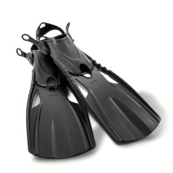 Intex plávacie nohy (38-40) čierne 155634