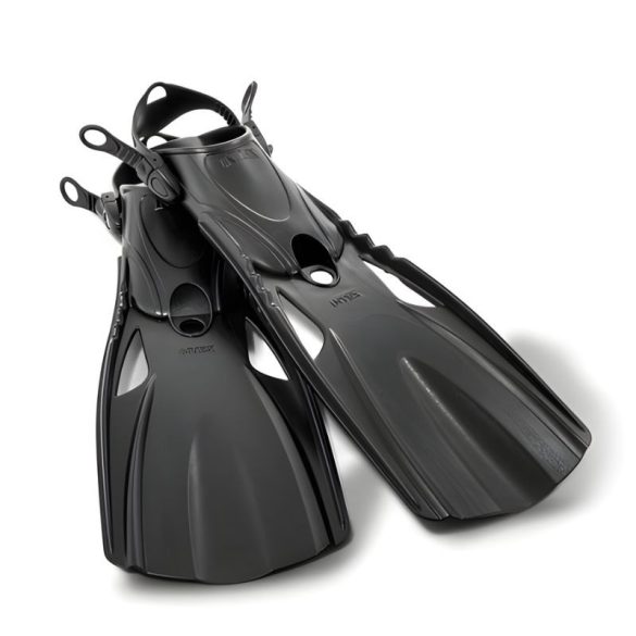 Intex plávacie nohy (38-40) čierne 155634