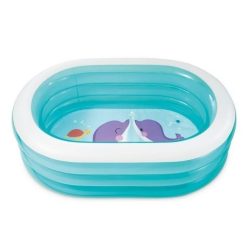   Intex oválny nafukovací detský bazén s motívom rýb 163x107x46 cm 157482