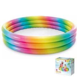   Nafukovacie detské bazény Intex v dúhových farbách 147x33cm 158439