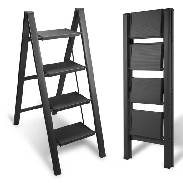 Skladací hliníkový rebrík – 4-stupňový 15QK320K1