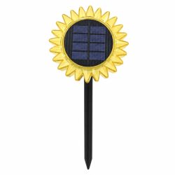   Záhradná lampa v tvare slnečnice na solárnu energiu – 2-dielna sada 16021
