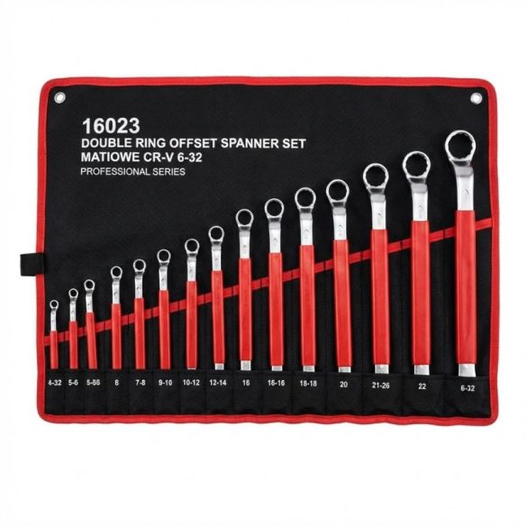 Benson 12-dielna sada profesionálnych ohnutých hviezdicových kľúčov – (6–32 mm) 16023