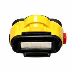   mini prenosná LED baterka s bielym a červeným COB svetlom 16027