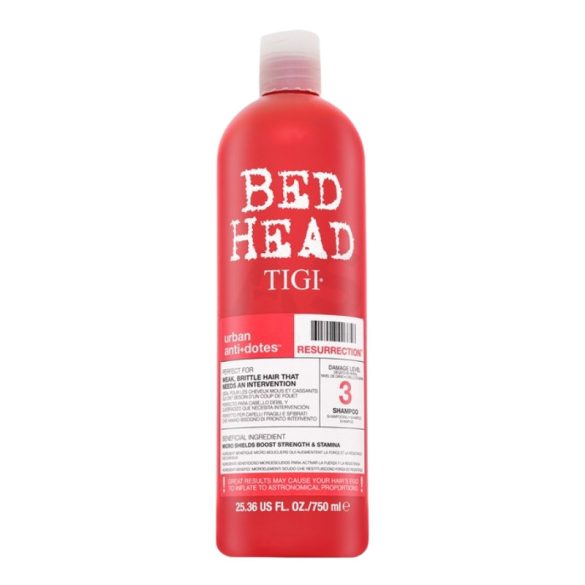 Tigi Bed Head Urban Antidotes Resurrection Shampoo – Regenerujúci šampón pre slabé, poškodené vlasy, 750 ml 16183