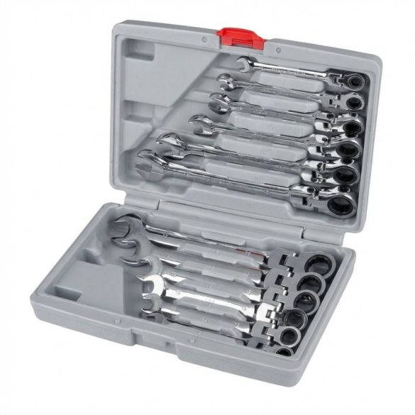 12-dielna Sada Kľúčov s Kĺbom a Račňou – Flex Head 16209